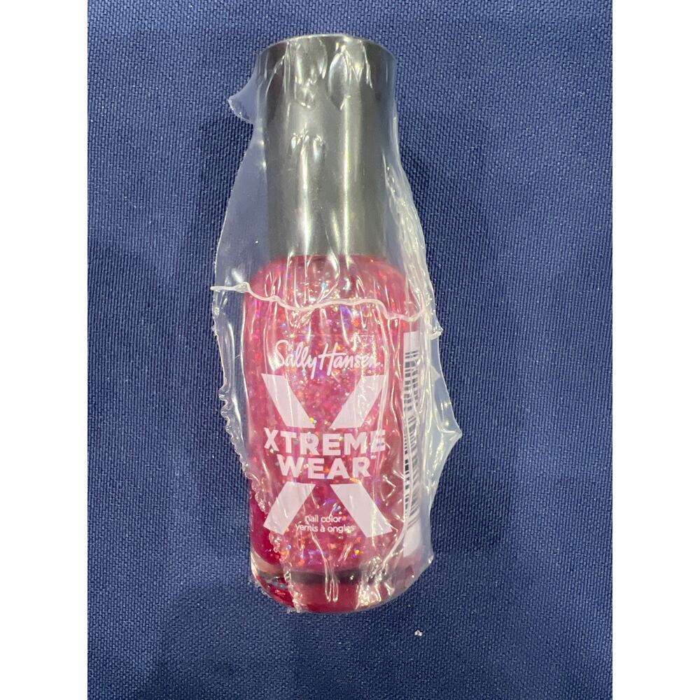 SALLY HANSEN Xtreme Wear Nail Polish #286 Heart of Sass Pink Sparkle